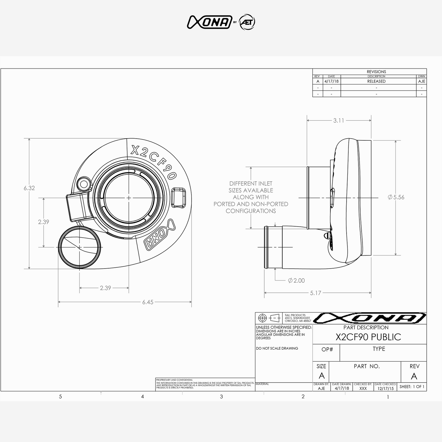 Xona Rotor X2CF90 XR8264S | 430-860 bhp | Performance Turbo