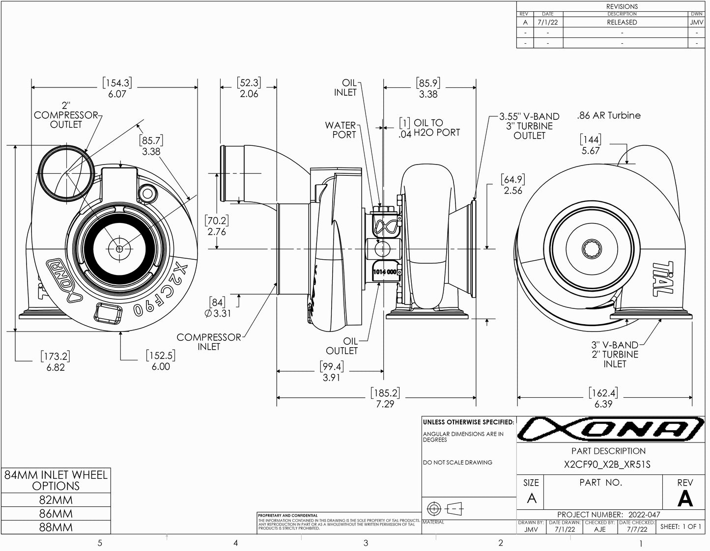 Xona Rotor X2CF90 XR4951S | 300-510 bhp | Performance Turbo