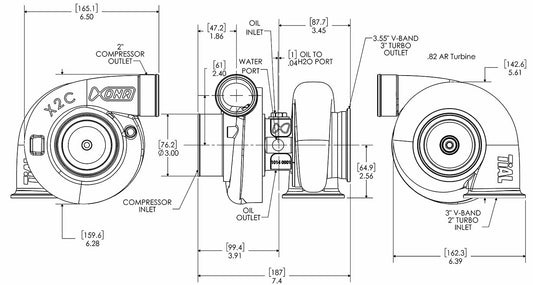 Xona Rotor X2C XRC5557S | 320-640 bhp | Performance Turbo
