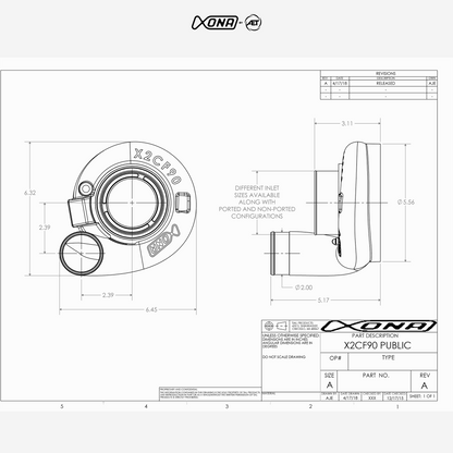 Xona Rotor X2CF90 XR8264S | 430-860 bhp | Performance Turbo