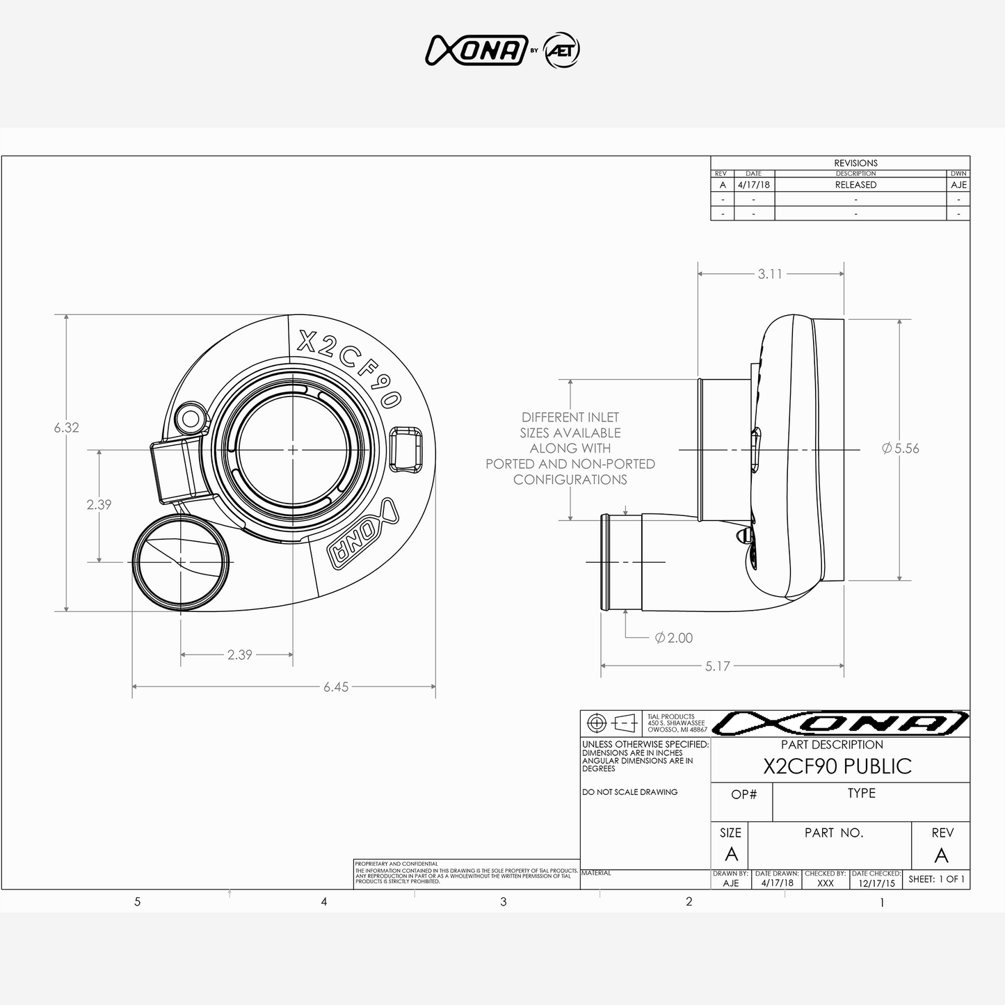 Xona Rotor X2CF90 XR7064S | 370-710 bhp | Performance Turbo