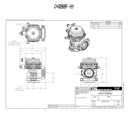 TiAL Sport V38 MVS V-Band Wastegate Kit - Xona By AET