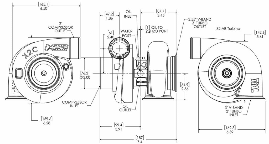 Xona Rotor X2C XRC4951S | 260-510 HP | Performance Turbo